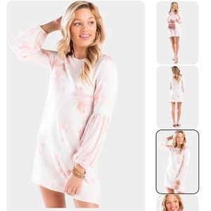 Pink tye dye dress from Francesca’s